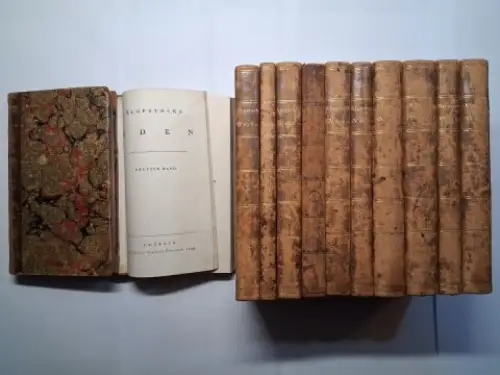 Klopstock *, Friedrich Gottlieb und Margareta Klopstock: KLOPSTOCKS WERKE in 12 Bänden. I   II Oden; III   VI Der Messias; VII Oden.. 