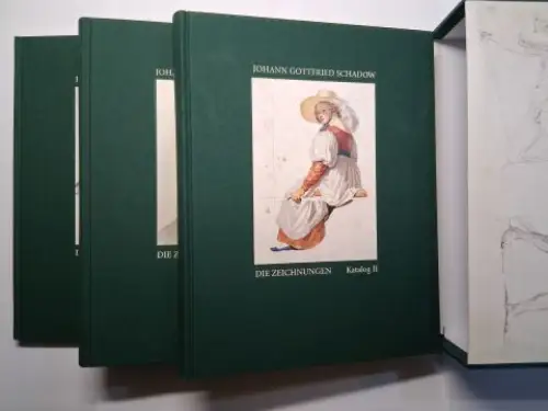 Badstübner-Gröger, Sibylle, Claudia Czok Jutta von Simson u. a: JOHANN GOTTFRIED SCHADOW: Die Zeichnungen - Werkverzeichnis / Catalogue raisonné des dessins. 3 BÄNDE / 3 VOLUMES. Denkmäler Deutscher Kunst (Hrsg. von Rüdiger Becksmann). 