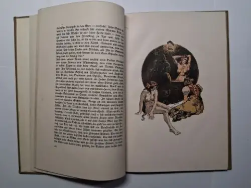 Mörike, Eduard und Hermann Leicht (Nachwort): Das Stuttgarter Hutzelmännlein. Ein Märchen mit 10 farbigen Bildern von Carl Rabus *. 