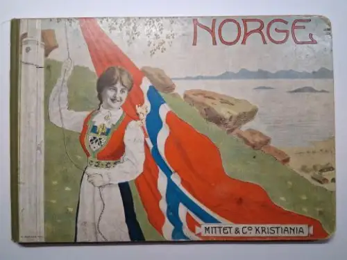 Browns Boghandel (Kirste & Sieberth): NORGE. BILLEDER FRA TURISTRUTERNE. 48 TAFELN (FOTOS). 