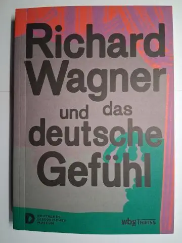 Gross (Hrsg.), Raphael, Katharina J. Schneider und Michael P. Steinberg: Richard Wagner und das deutsche Gefühl *. 