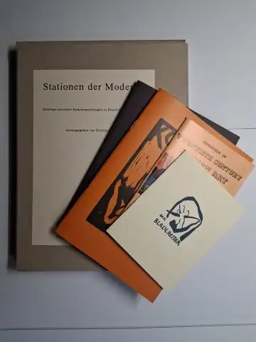 Roters, Eberhard: Stationen der Moderne. Kataloge epochaler Kunstausstellungen in Deutschland 1910-1962 *. Herausgegeben von Eberhard Roters. 