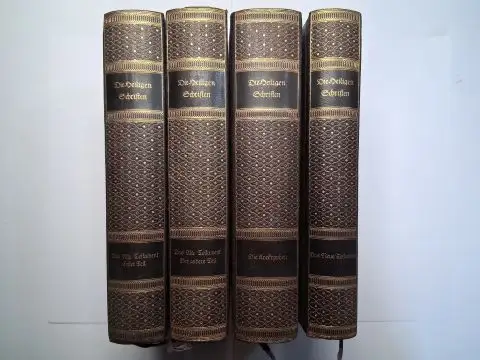 Luther (Deutsch von), Martin: Die heiligen Schriften des Alten und Neuen Bundes, deutsch von Martin Luther. Das Alte Testament - 2 Teile / Das Neue Testament / Die Apokryphen. 4 BÄNDE. 