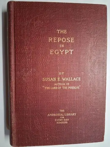 Wallace *, Susanne E: THE REPOSE IN EGYPT. A MEDLEY by SUSANN E. WALLACE, Author of "The Land of Pueblos". 