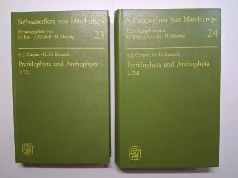 Casper, S. Jost und Heinz-Dieter Krausch: Pteridophyta und Anthophyta. 1. Teil: Lycopodiaceae bis Orchidaceae / 2. Teil: Saururaceae bis Asteraceae. 2 Bände. Süßwasserflora von Mitteleuropa 23 / 24 *. 