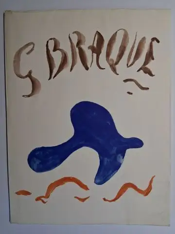 Char, Rene, Georges Braque * Charles Pezzotti (Typogr./ Impress.) u. a: GEORGES BRAQUE *. OEUVRE GRAPHIQUE ORIGINAL. CINQ POÉSIES EN HOMMAGE A GEORGES BRAQUE, DE RENÉ CHAR. 