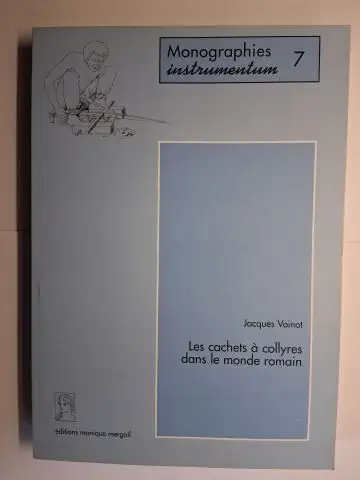 Voinot, Jacques, Michel Feugere (Collection) und Ralph Jackson (Preface): Les cachets à collyres dans le monde romain * Monographies instrumentum 7. 