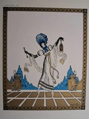 Gallois *, Emile (E.) und Galerie Lutecia (Hrsg.): ÉMILE GALLOIS *. ORIGINAL. LITHOGRAPHIE "Frankreich / Directoire", pochoirkoloriert, im Druck signiert / Lithographie originale coloriée au.. 