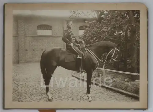 Pappfoto Husar zu Pferd