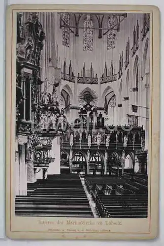 Inneres der Marienkirche zu Lübeck