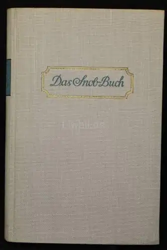 Das Snob-Buch