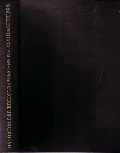 TOTOK, Wilhelm / WEITZEL, Rolf / Weimann, Karl-Heinz: Handbuch der bibliographischen Nachschlagewerke.