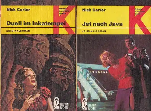 Carter, Nick: Konvolut aus zwei Titeln: Duell im Inkatempel / Jet nach Java .