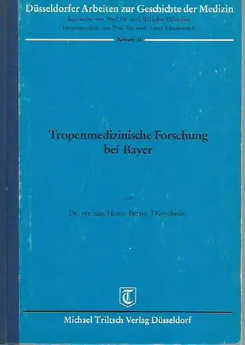 Dünschede, Horst-Bernd: Tropenmedizinische Forschung bei Bayer. (= Düsseldorfer Arbeiten zur Geschichte der Medizin, Beiheft II).
