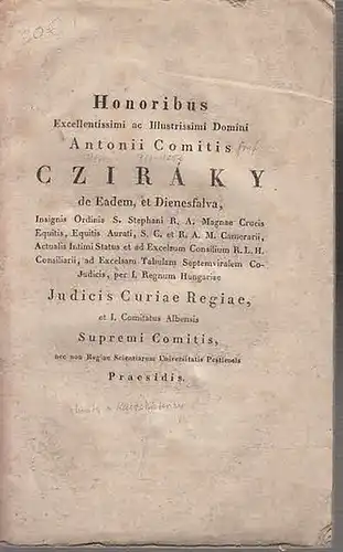 N.N.: Dissertatio prima, de origine Monarchiae Ungaricae / Dissertatio altera, de primitivis regni Ungariae limitibus, sive de partibus regni ejusdem integrantibus / Dissertatio tertia, de vetusta amplitudine regni Ungarici, sive de regnis et provinciis a