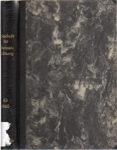 Zeitschrift für Pflanzenzüchtung. - Fruwirth, C. (Begründer) // Akerberg, E.; Kappert, H.; Kuckuck, H.; Rudorf, W.; Stubbe, H.; Tschermak, E.v. (Herausgeber): Zeitschrift für Pflanzenzüchtung. Band 43 (Dreiundvierzigster Band), 1960. Komplett in 4 Heft...
