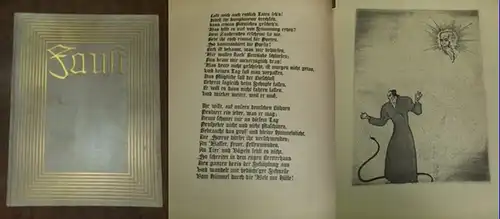 Goethe, Johann Wolfgang von / Frank, Sepp (Radierungen): Faust erster Teil. Eine Tragödie.