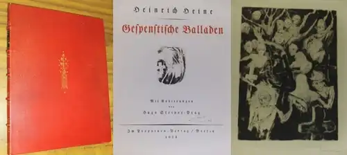 Heine, Heinrich / Hugo Steiner-Prag (Radierungen) : Gespenstische Balladen. - mit Radierungen von Hugo Steiner-Prag.