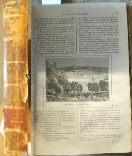 Witkamp, P.H. : Bischrijving van Duitschland. - De Aardbol. Magazijn van Hedendaagsche Land- en Volkenkunde. Vijfde Deel: Duitschland. Met Platen en eene Kaart.