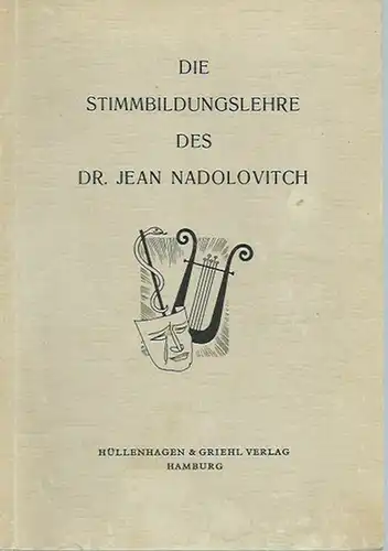 Baum, Günther (Herausgeber): Die Stimmbildungslehre des Dr. Jean Nadolovitch. Nach stenographierten Vorträgen herausgegeben und mit Geleitwort von Günther Baum.