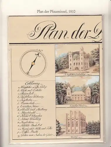 BerlinArchiv herausgegeben von Hans-Werner Klünner und Helmut Börsch-Supan. - Fintelmann, J.A.F. (Zeichner): Plan der Pfauen-Insel. Lavierte Federzeichnung von J.A.F. Fintelmann, 1810. ( = Lieferung BE...