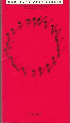 Berlin, Deutsche Oper, Musik Henze, Hans Werner. Ballett Ashton, Frederick. Undine. Ballett, Spielzeit 1996. Generalintendant Götz, Friedrich / Choreographie / Inszenierung Neumeier, John. Kostüme /...