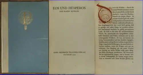 Behmer, Marcus (1879 - 1958). - / Sophie Hoechstetter / Hans von Hülsen: Eos und Hesperos. Zwei Platen-Novellen: Sophie Hochstetter: Nacht der Geburt (24. Oktober...