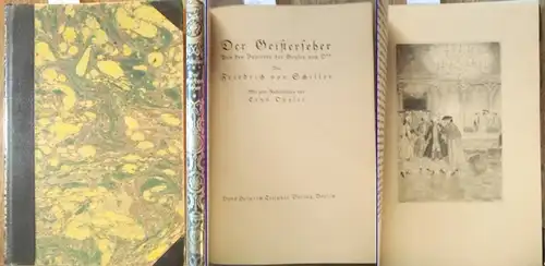 Schiller, Friedrich von / Ernst Oppler (ill.): Der Geisterseher. Aus den Papieren des Grafen von O**. Mit zehn Radierungen von Ernst Oppler.
