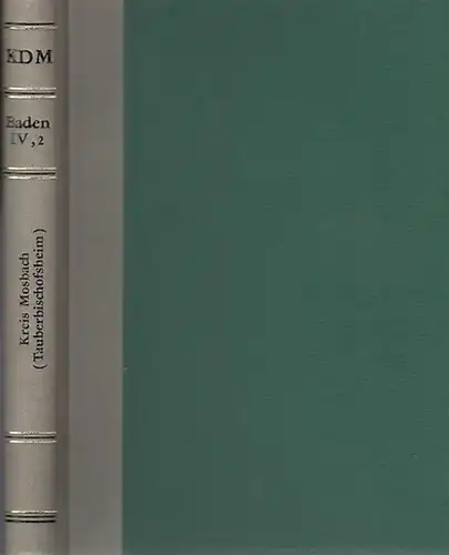 Mosbach - Adolf von Oechelhaeuser (Bearb.) - Beschreibende Statistik, im Auftrag des Grossherzoglichen Ministeriums der Justiz, des Kultus und Unterrichts. Die Kunstdenkmäler des Amtsbezirks Tauberbischofsheim...