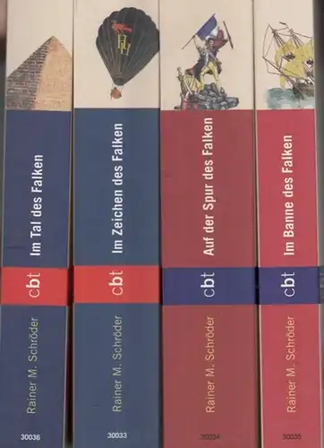 Schröder, Rainer M.: Falken-Saga komplett in 4 Bänden: Im Zeichen des Falken. Im Tal des Falken. Auf der Spur des Falken. Im Banne des Falken.