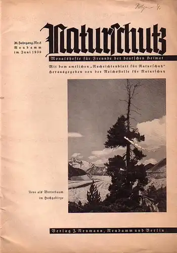 Naturschutz - Hermann Helfer (Begr.). - Hans Klose / Bernhard Flemes / H. Rahm / D. von Arnswaldt / Busch / Gerhard Dittrich / Konrad...