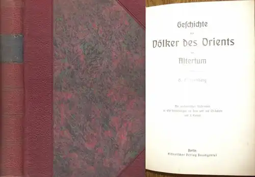 Hertzberg, G. F.: Geschichte der Völker des Orients im Altertum. Weltgeschichte 1. Band. Erste Abteilung. Geschichte des Altertums.