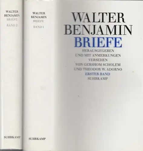 Benjamin Walter.- Gershom Scholem, Theodor W. Adorno (Hrsg.): Walter Benjamin - Briefe 1. Briefe 2. Komplett in 2 Bänden.