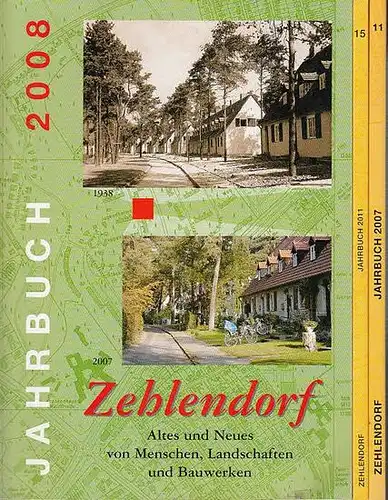 Zehlendorf, Jahrbuch / Heimatverein für den Bezirk Zehlendorf (1886) e.V. (Hrsg.): Konvolut mit 8 Teilen. Enthalten: Jahrbuch 2000 (4. Jahrgang) / Jahrbuch 2001 (5. Jg.)...