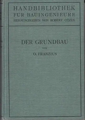 25x17,5 cm. Grüner Originalleinenband. XII, 360 Seiten mit 389 einfarbigen Textabbildungen. Gutes Exemplar.