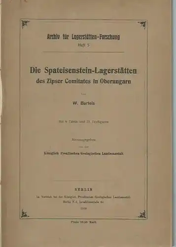 8°. Helle Originalbroschur. Hinterer Umschlag und Rücken fehlen. 113 Seiten mit 22 Textfiguren und 9 gefalteten Tafeln. Innen gut erhalten.