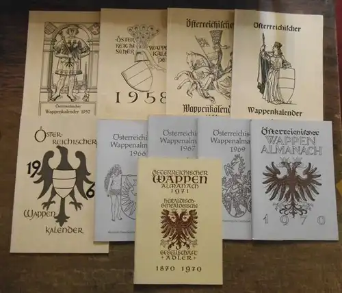 Adler. - Wappen Almanach. - Heraldisch-genealogische Gesellschaft. - Franz Gall / Hertha Larisch-Ramsauer / Herbert Erich Baumert / Adolf F. J. Karlovsky / Helmut Gasteiner-Feuerstein...