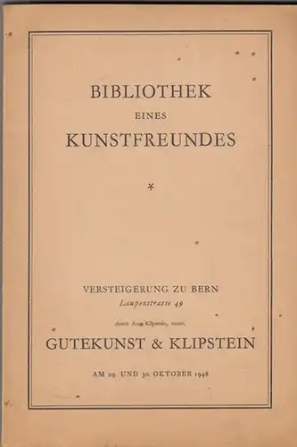 Antiquariat Gutekunst & Klipstein [später Kornfeld unf Klipstein].   Alder, Robert: Versteigerungs Katalog XLVII : Bibliothek eines Kunstfreundes, Inkunabeln, Holzschnitt Bücher, Atlanten u.a. 1152.. 