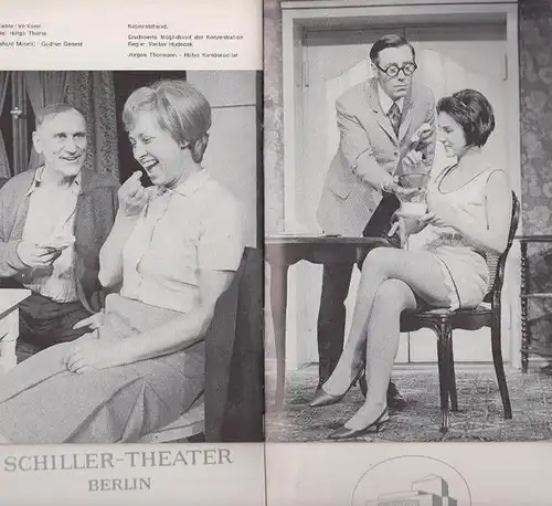 Programmhefte des Schiller Theaters Berlin, Spielzeit 1968 - 1969. Konvolut aus 3 Expl