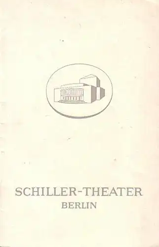 Programmhefte des Schillertheaters, Werkstatt und Schloßparktheaters Berlin, Spielzeit 1967 / 1968. Konvolut aus 3 Heften