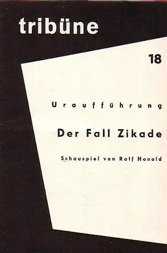 Berlin. Die Tribüne. - Frank Lothar u.a. (Hrsg.): Programmhefte der Tribüne. Spielzeit 1956 / 1957 , Konvolut aus 3 Heften.
