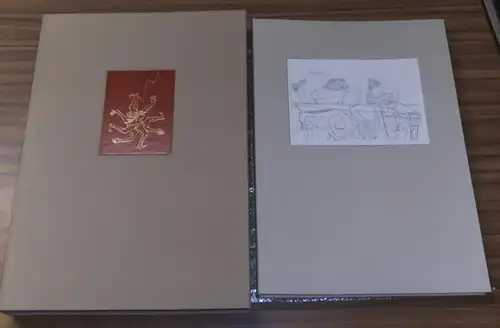 Das Gastmahl oder über die Liebe. In der Übertragung von R. Kassner. Mit 9 Original-Radierungen von Heinz Battke. (= 12. Ars Librorum Druck.)