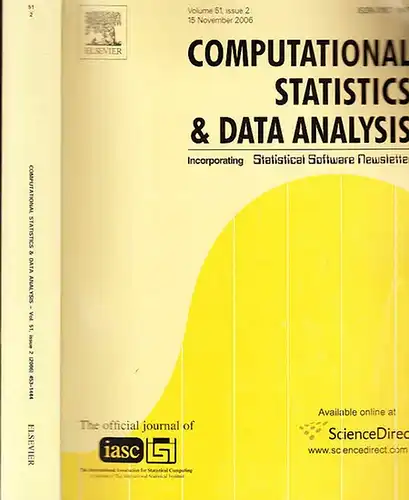 Azen, S P. (ed.): Computational Statistics & Data Analysis : Incorporating Statistical Software Newsletter. (=  Volume 15, issue 2, 15. November 2006 ). 