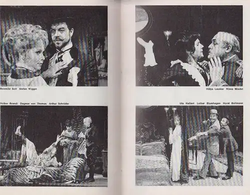 Programmhefte des Schiller Theaters Berlin, Spielzeit 1971 - 1972. Konvolut aus 4 Expl