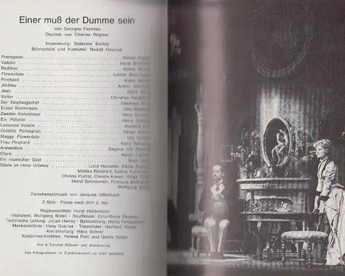 Programmhefte des Schiller Theaters und der Werkstatt Berlin, Spielzeit 1971 - 1972. Konvolut aus 5 Expl