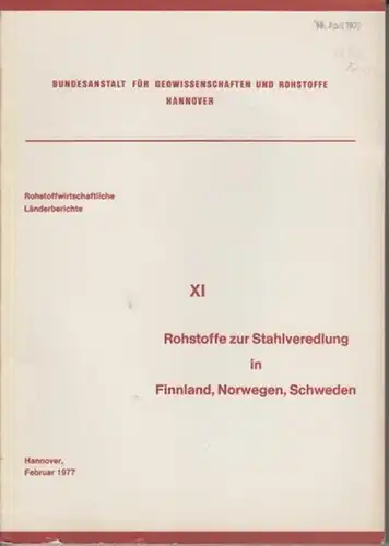 Busch, Klaus (Bearb.): Rohstoffe zur Stahlveredlung in Finnland, Norwegen, Schweden. 