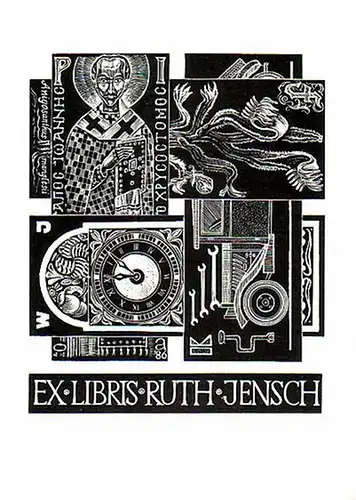 Arndt, Helmut: Ex Libris von Ruth Jensch. 