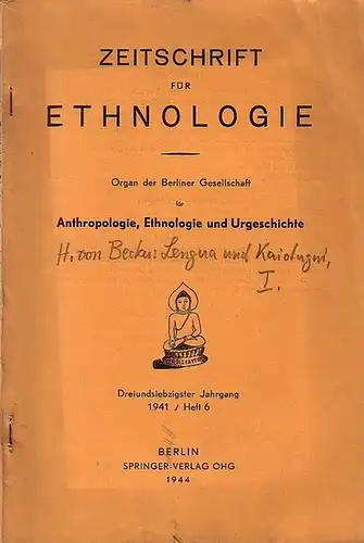 Becker, Hans von: Lengua und Kaiotugui. Indianerstudien im Chaco Boreal. Teil 1 und 2 in 2 Heften. in: Zeitschrift für Ethnologie. Organ der Berliner Gesellschaft.. 