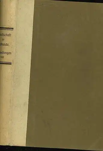 Boguslawski. G.v: Verhandlungen der Gesellschaft für Erdkunde zu Berlin. Herausgegeben im Auftrage des Vorstandes. Band VII - Januar bis December 1880. Im Inhalt geographische Mittheilungen und Notizen, Literatur - Notizen u.a. 