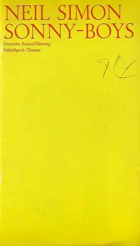 Programmheft des Schloßparktheaters Berlin, Spielzeit 1973/ 1974. Heft 26